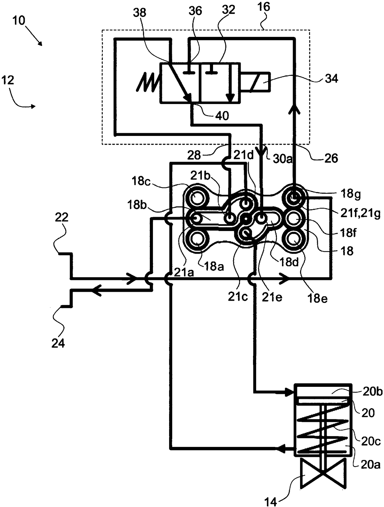 Actuating unit for a process valve and process valve