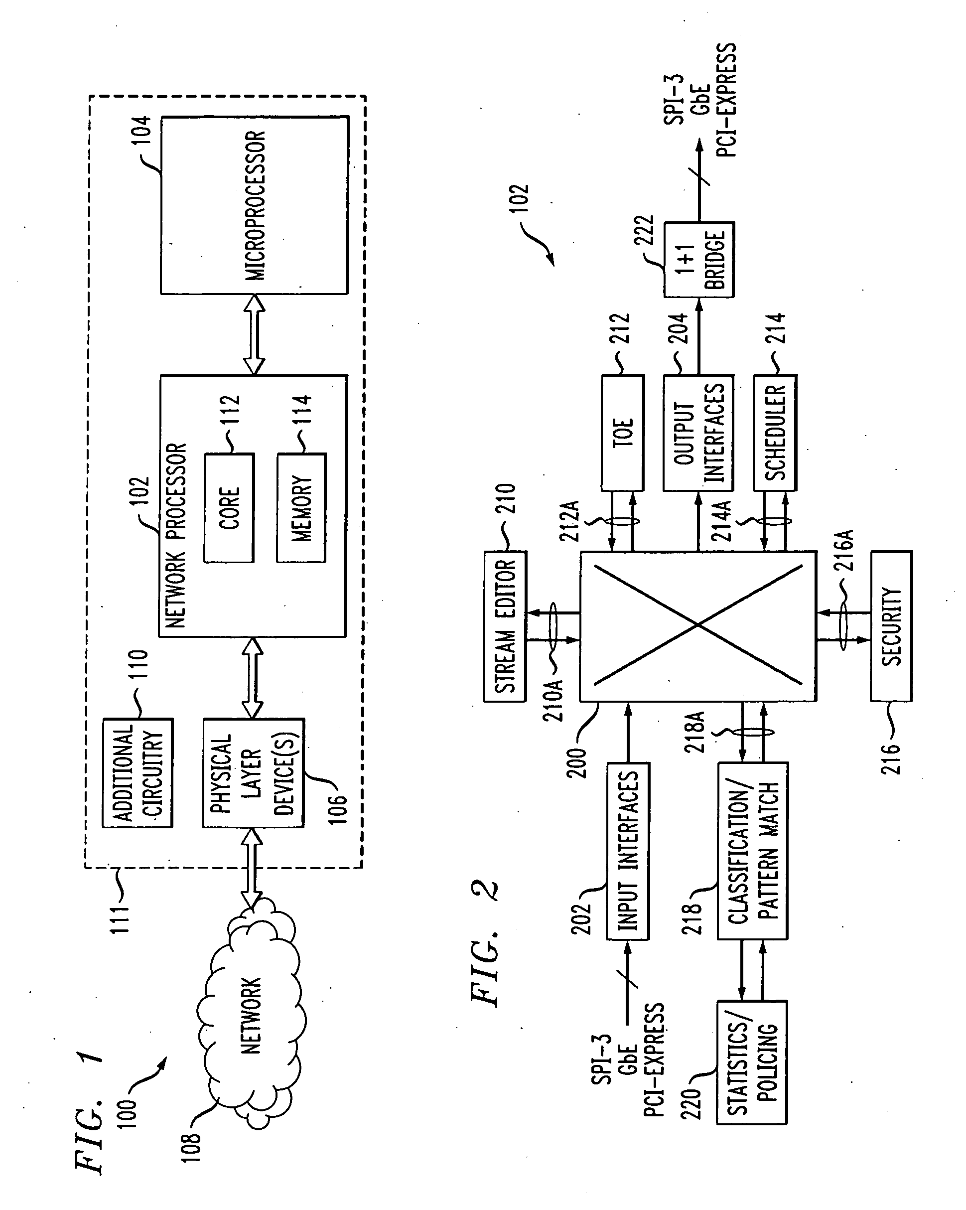 Switch-based network processor