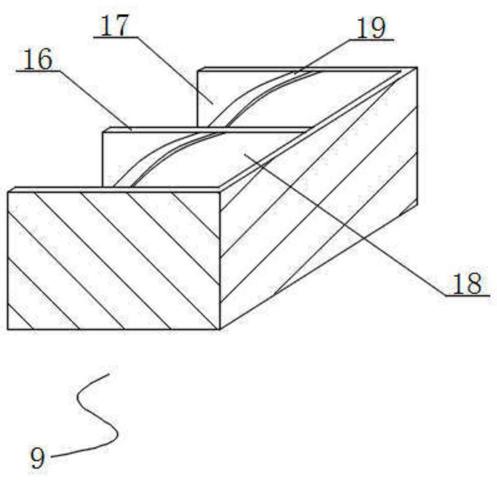 A vegetable cake processing and preparation device