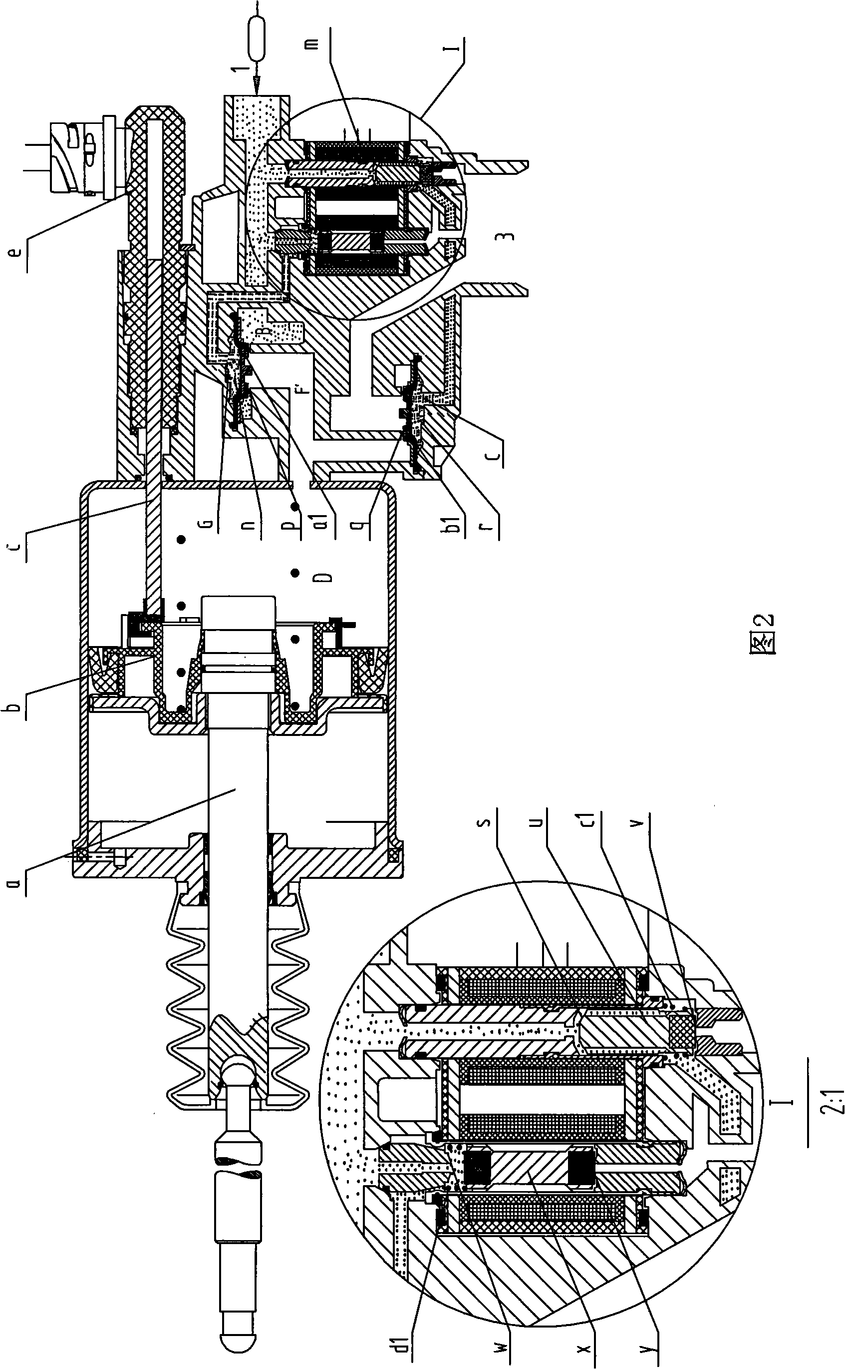 Electric-controlled pneumatic type clutch booster unit and operating method thereof