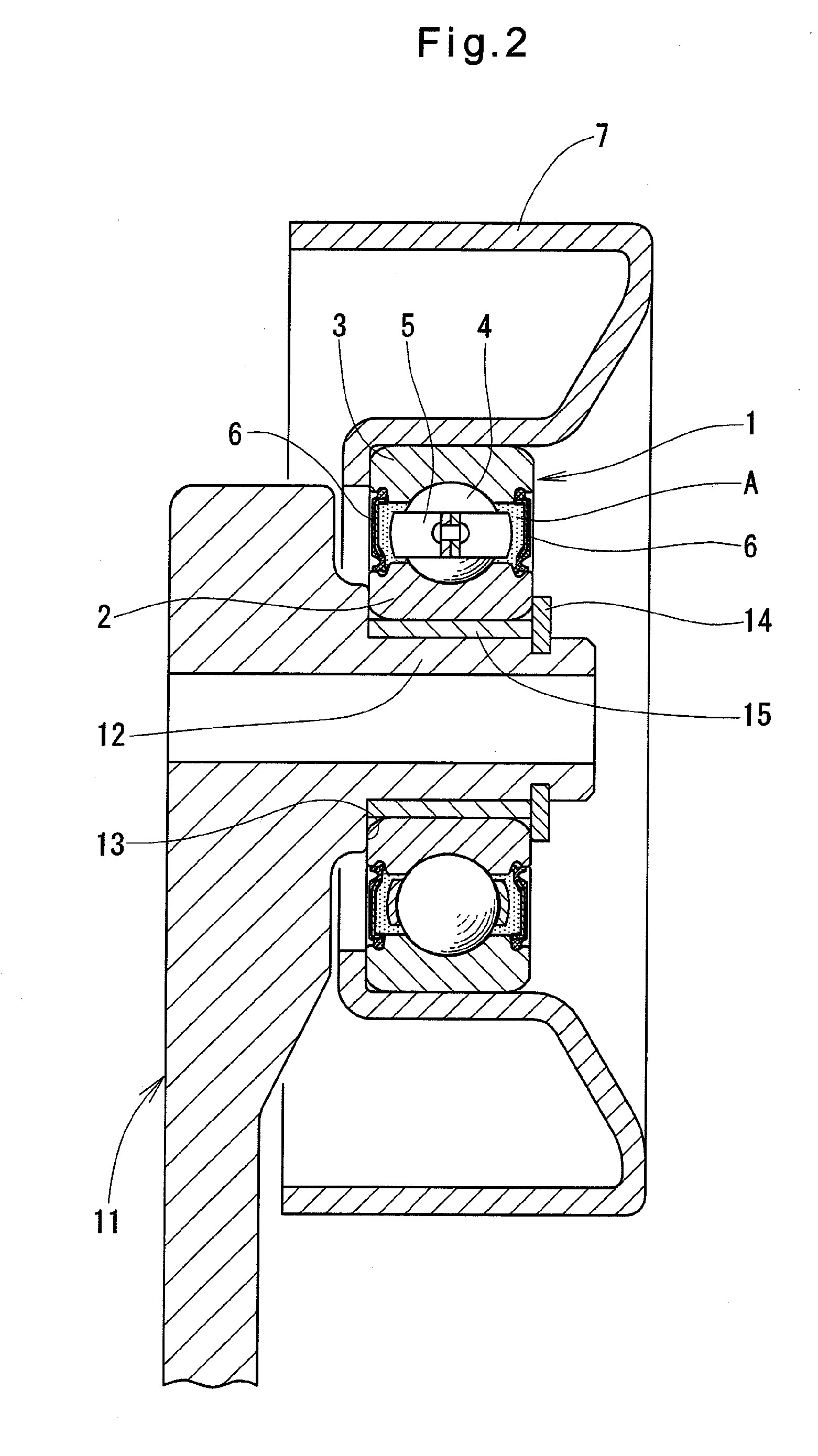 Pulley fixing structure