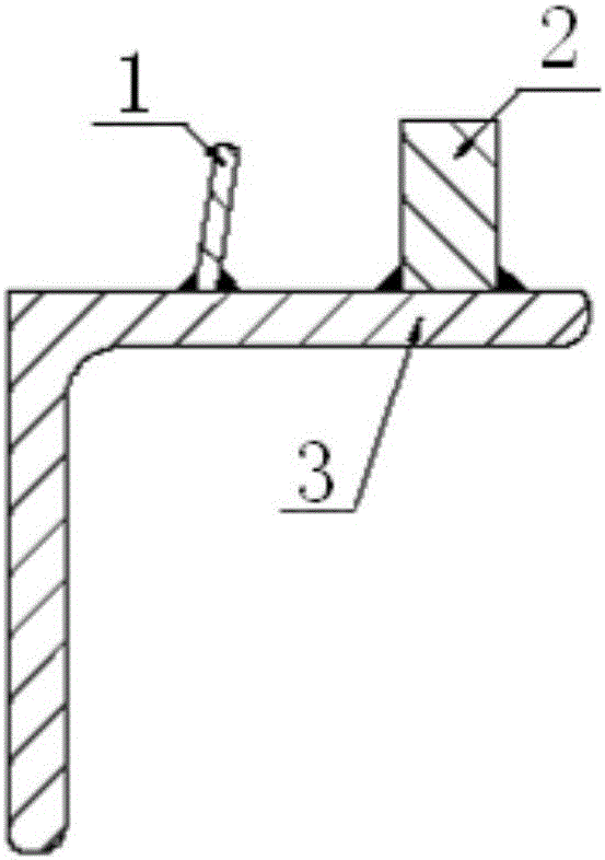 Manufacturing method for profile steel used for protective seal doorframe