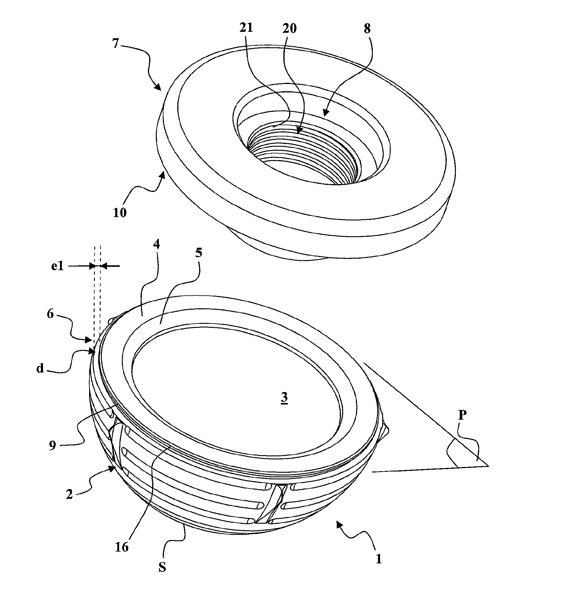 Method for producing a ceramic acetabulum