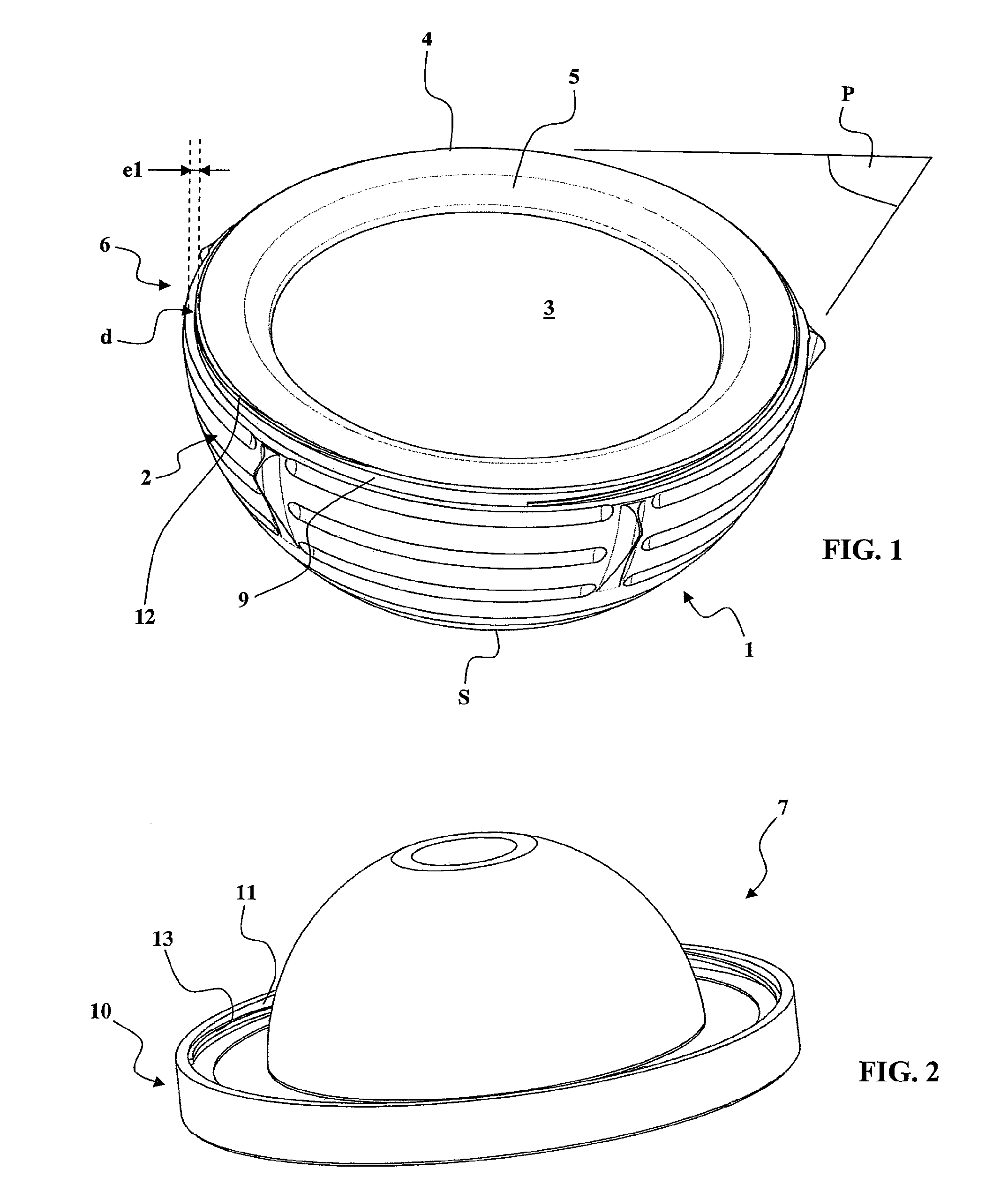 Method for producing a ceramic acetabulum