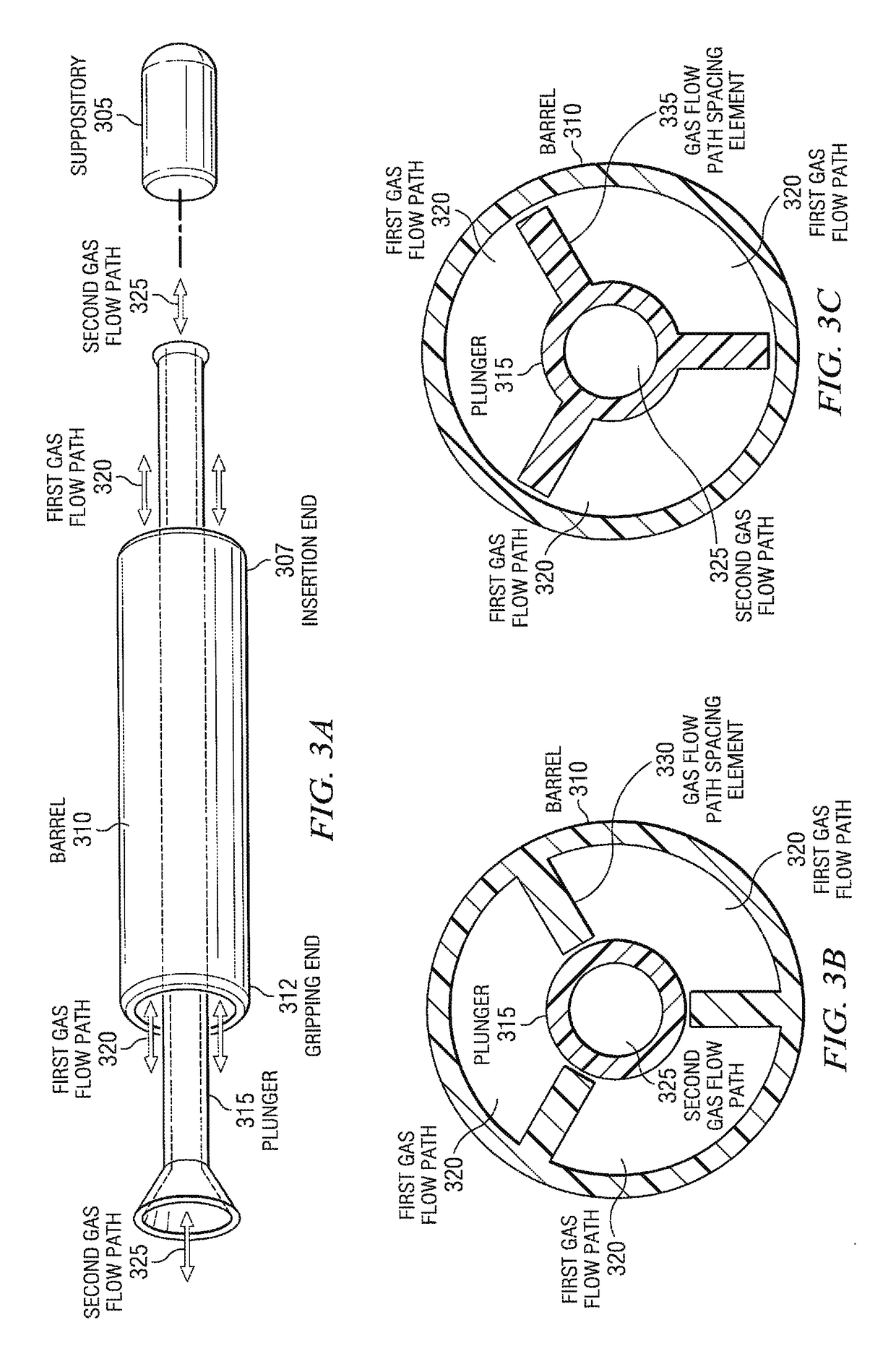 Suppository insertion device, suppository, and method of manufacturing a suppository