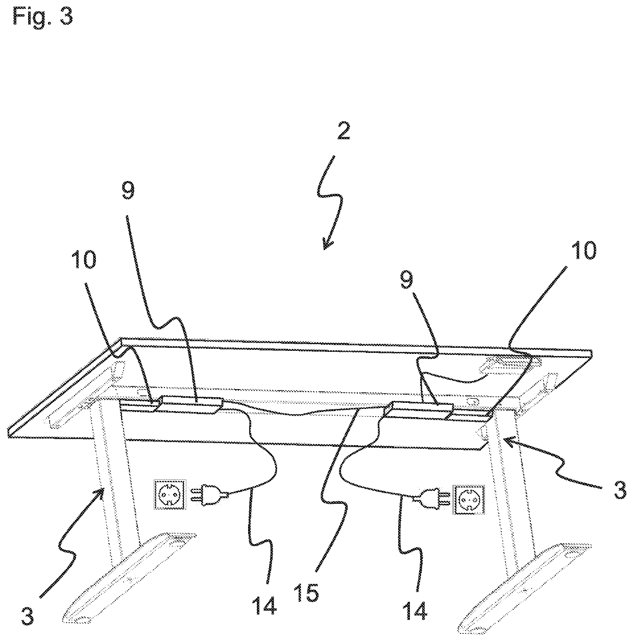 Lifting column and drive system for a lifting system of a furniture