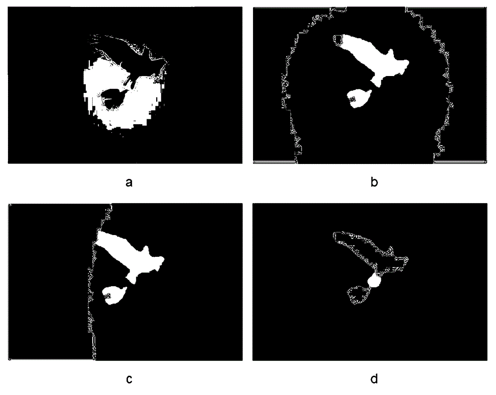 Affinity propagation clustering image segmentation method based on fuzzy connectedness