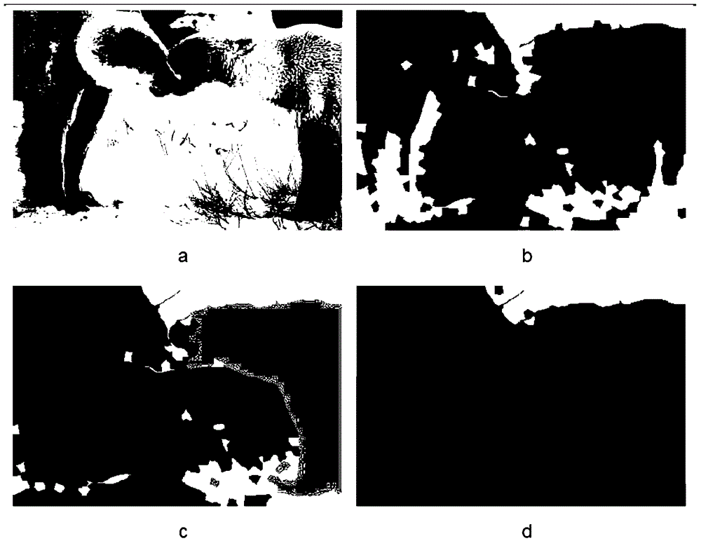 Affinity propagation clustering image segmentation method based on fuzzy connectedness