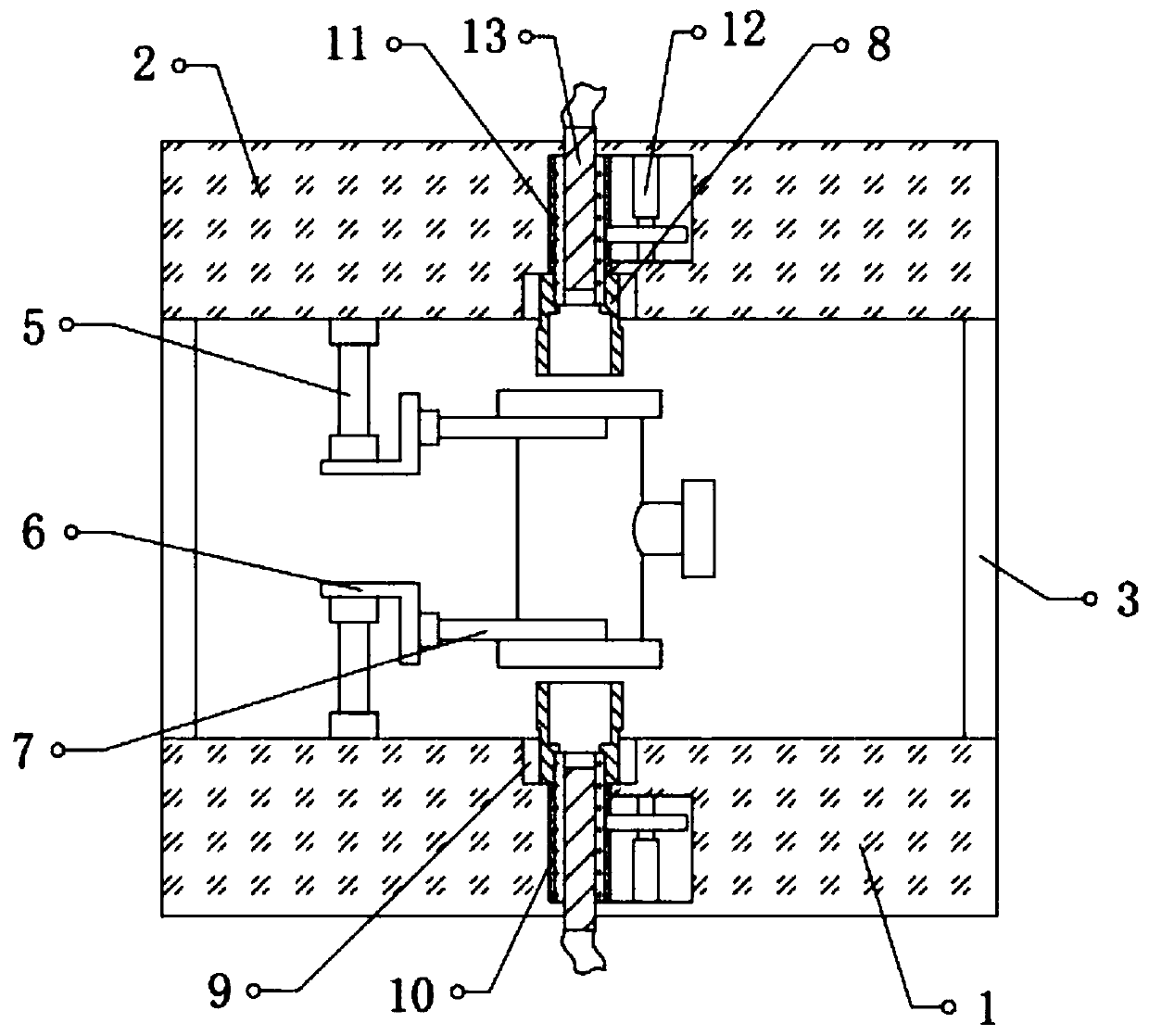 Detection device for valve machining