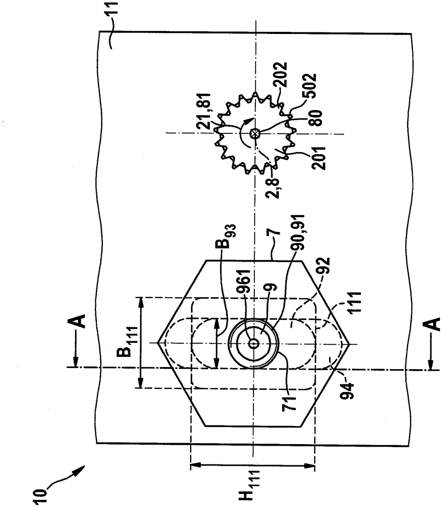 Drive mechanism for adjusting motor vehicle components