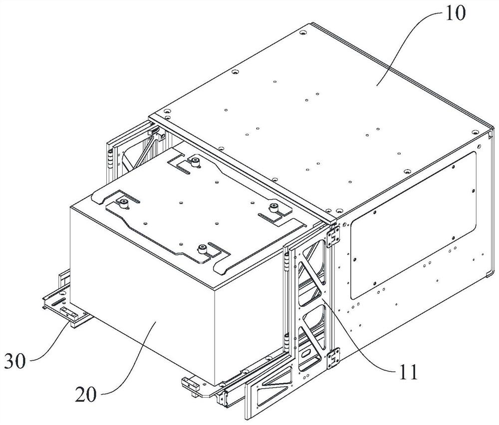 Battery bin and building operation equipment