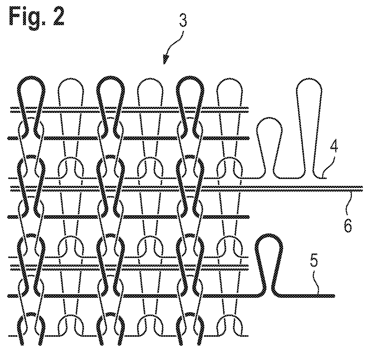 Compression knit part, compression garment, dyeing method for compression knit part, and production method for dyed compression garment