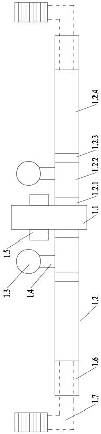 Energy-saving data center machine room structure arranged in mountain