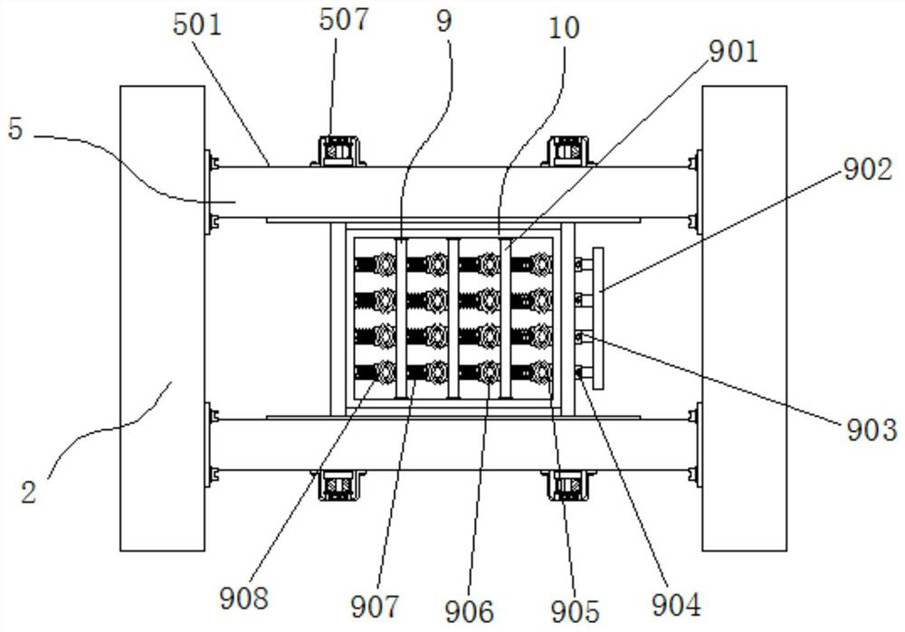 Shakeout device used for water faucet production