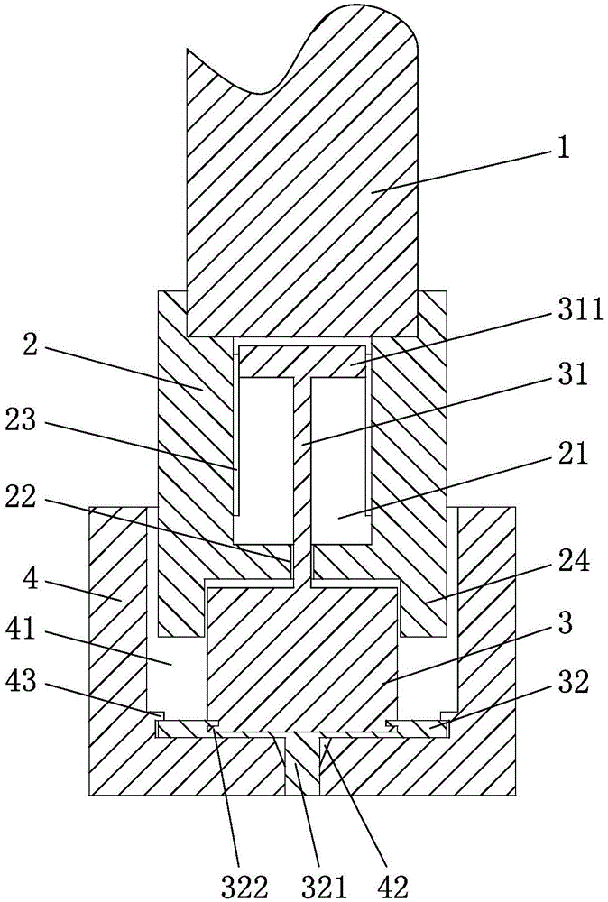 Pressing mould for annular refractory brick