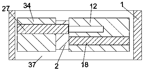 Slide rail structure of horizontal sliding door on basis of mechanical principle and use method of structure