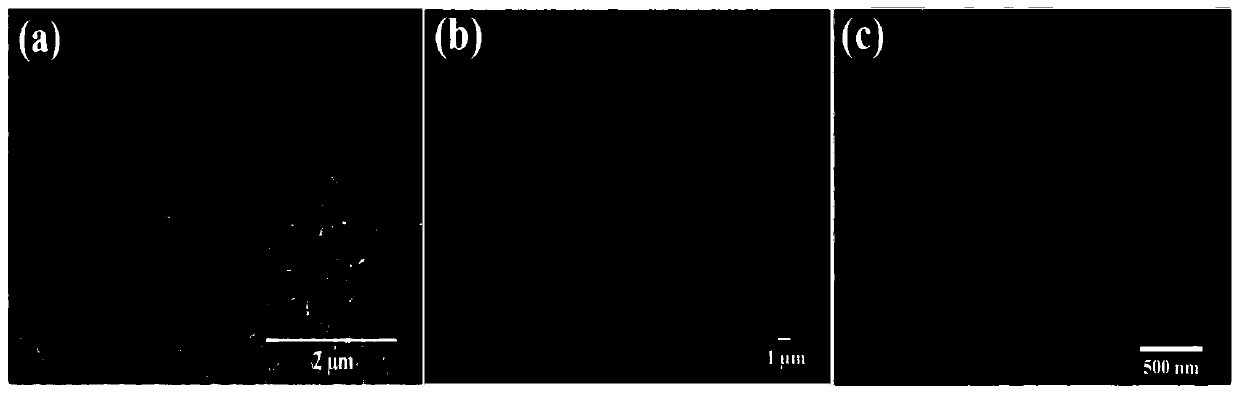 A preparation method and application of a capacitor material with a 3D hollow structure