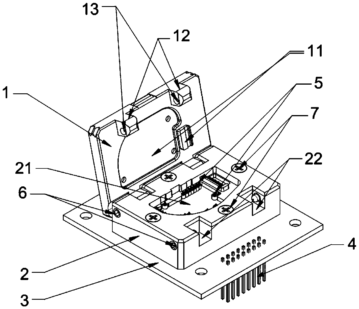 Printed circuit board component testing device