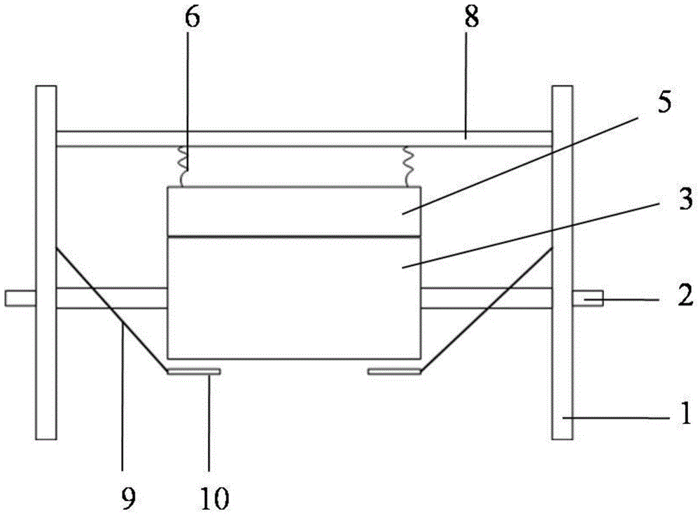 Plastic woven bag winding storage device