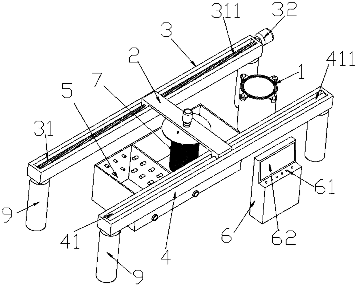 Cooking cleaning device for extraction of bamboo fibers