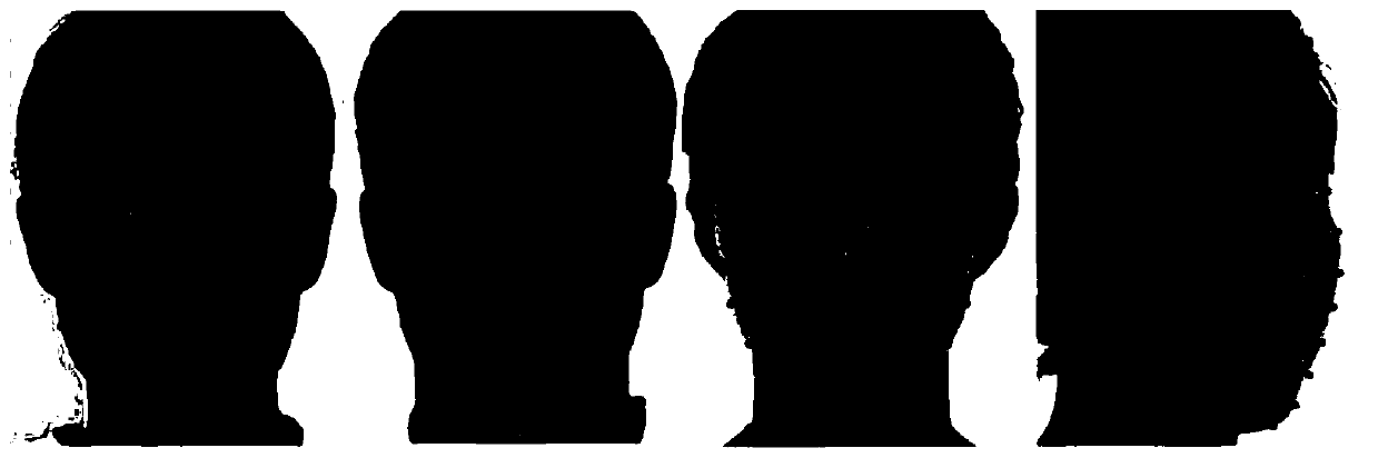 Image face changing method based on local occlusion condition