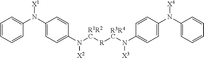 Compounds with antidegradant and antifatigue efficacy and compositions including said compounds