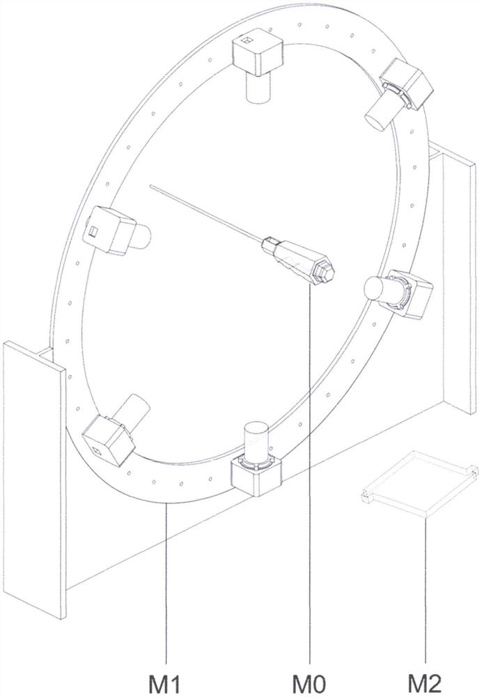 Holding posture image-based motion posture measurement system for rod-like object