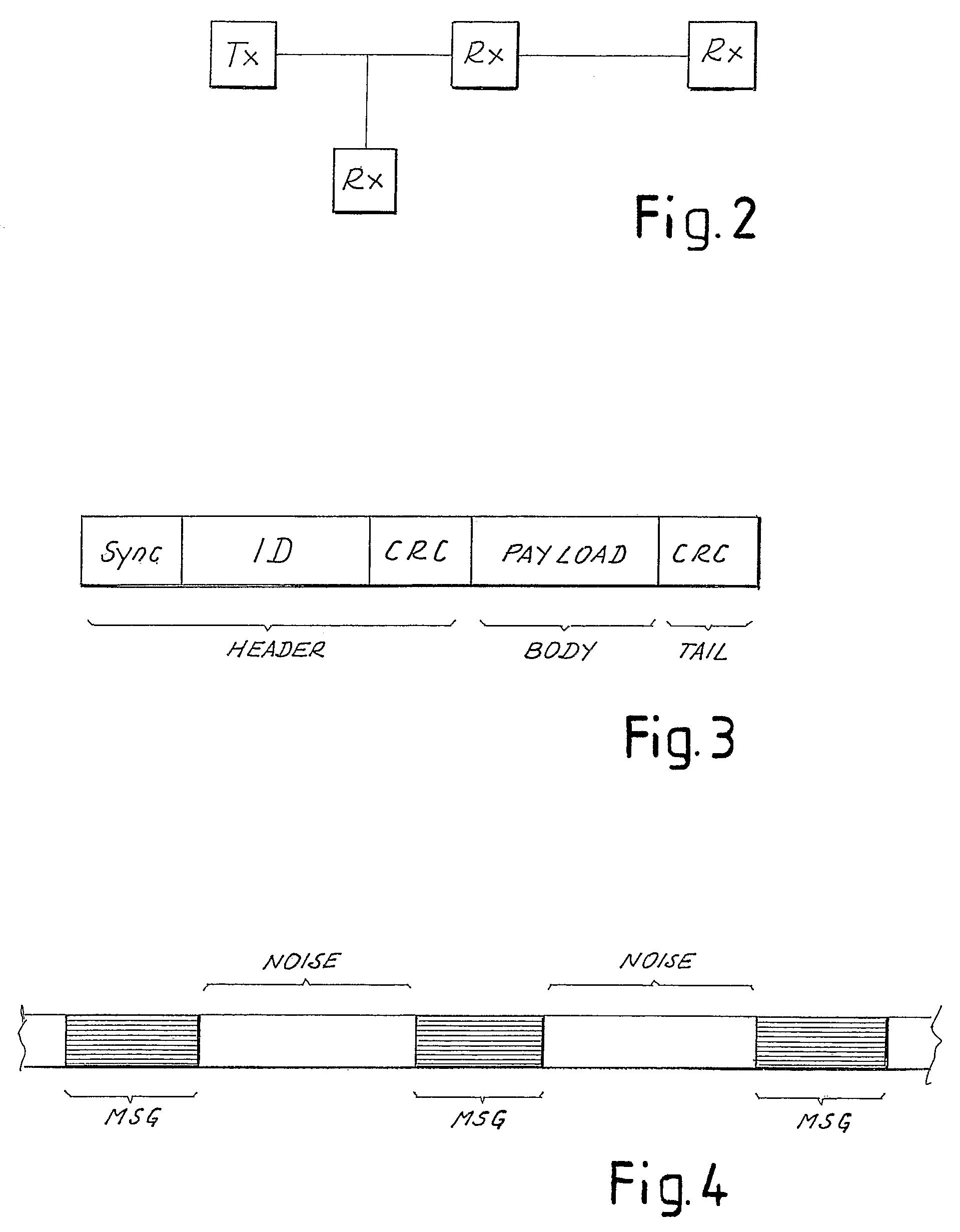 Method and system for detecting messages in the presence of noise