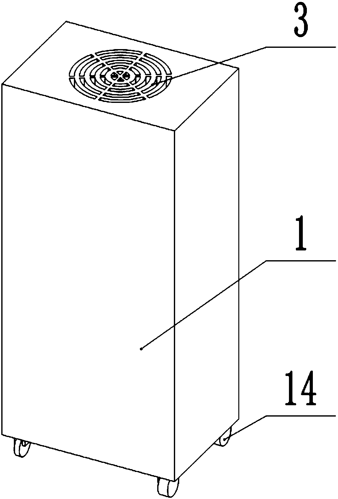 Novel air filter with self-closed type sealing passage