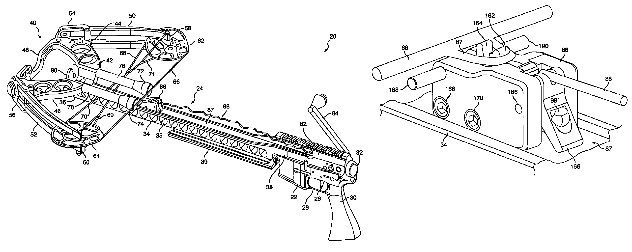 Release assembly for crossbow