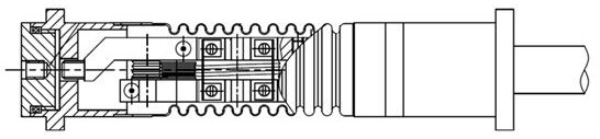 Wide-range differential resistance type strain gauge