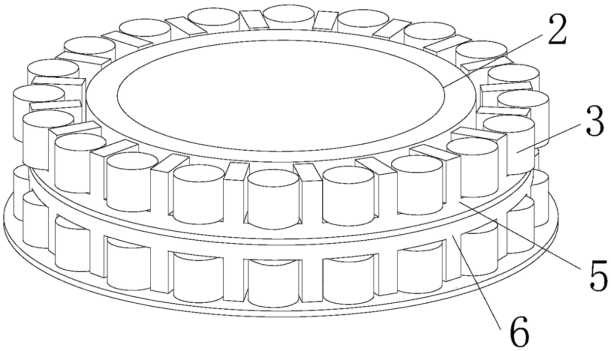 Double-row self-aligning roller bearing with sealed nylon cages