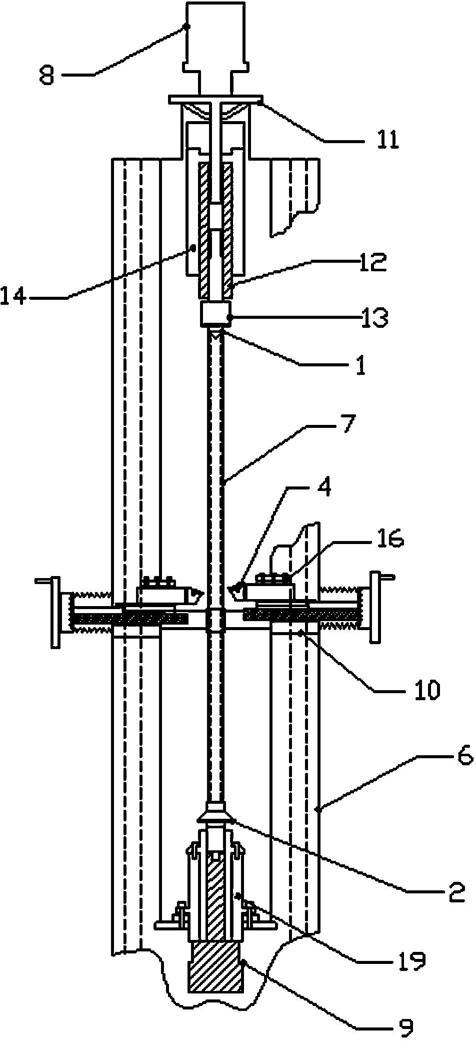 Bar material blank processing device