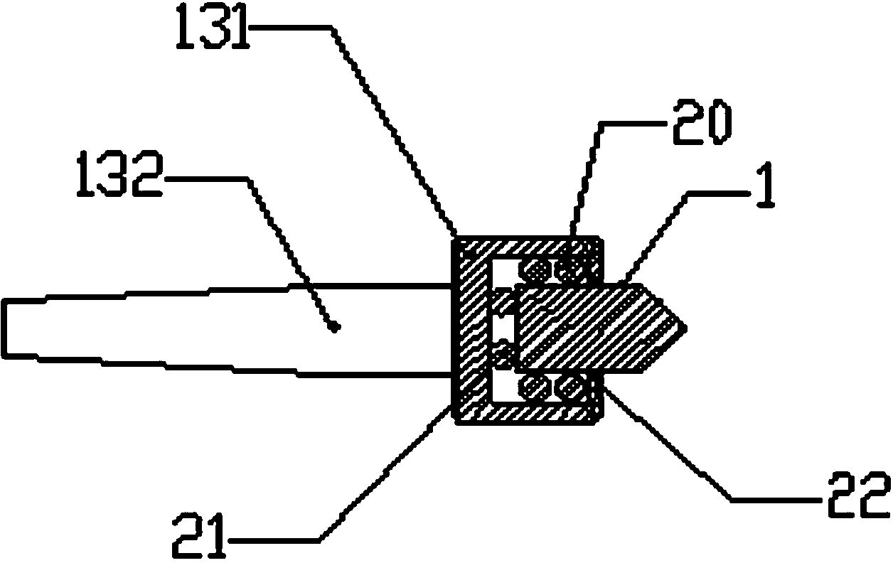 Bar material blank processing device