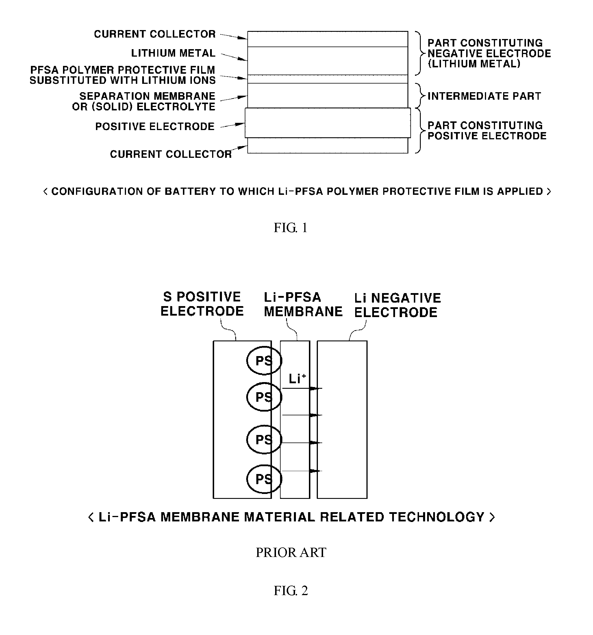 Separation membrane for lithium sulfur batteries