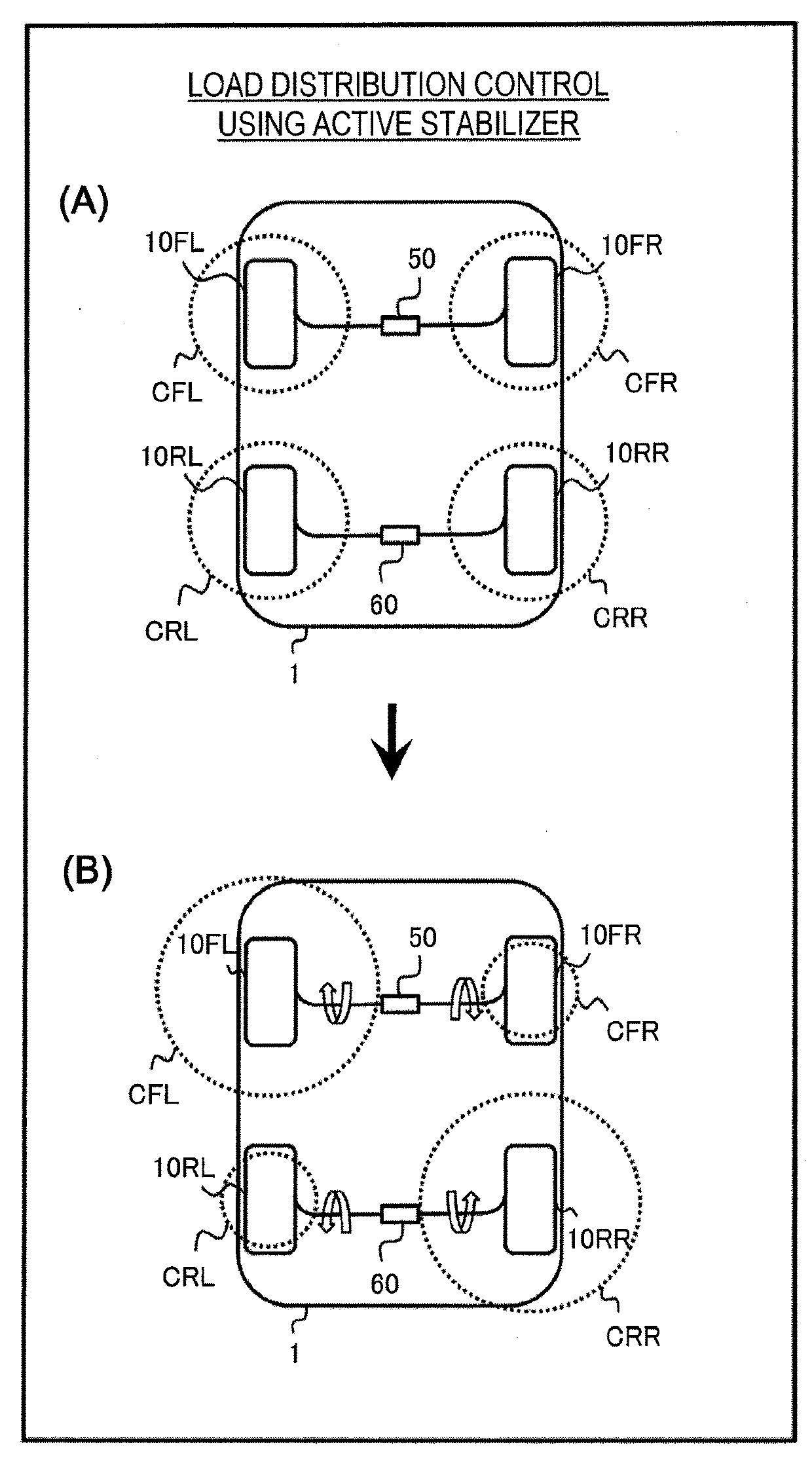 Vehicle travel control device