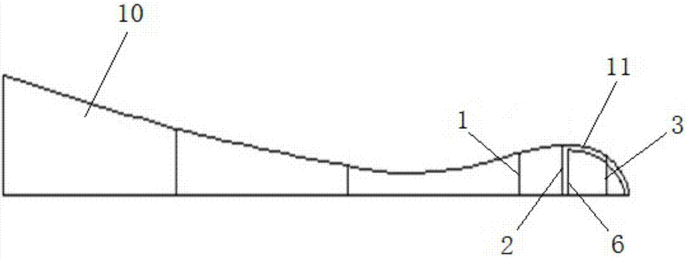 Novel bulbous bow capable of reducing increase of resistance in waves