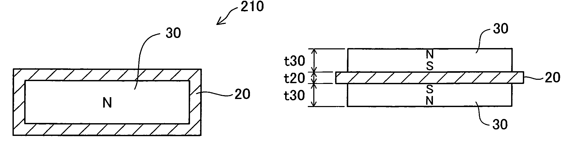Electromagnetic actuator using permanent magnets
