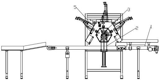 A multi-station braiding machine