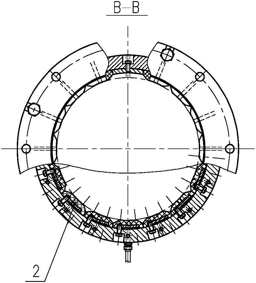 Rubber bearing for low-speed heavy-load environment