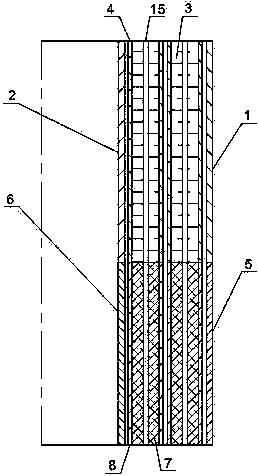 Supercritical water cooled reactor fuel assembly and reactor core