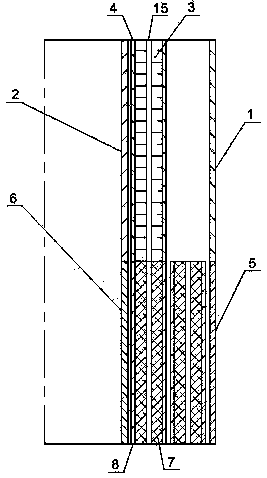 Supercritical water cooled reactor fuel assembly and reactor core