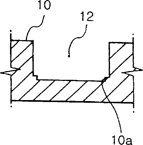 Surface fitting device package lead connecting method