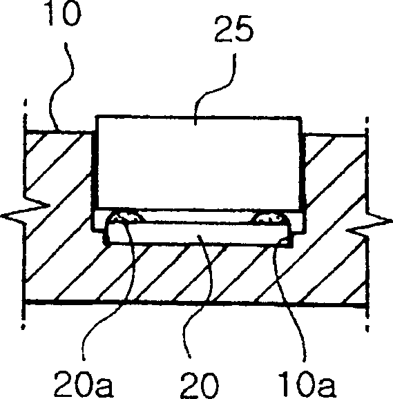 Surface fitting device package lead connecting method