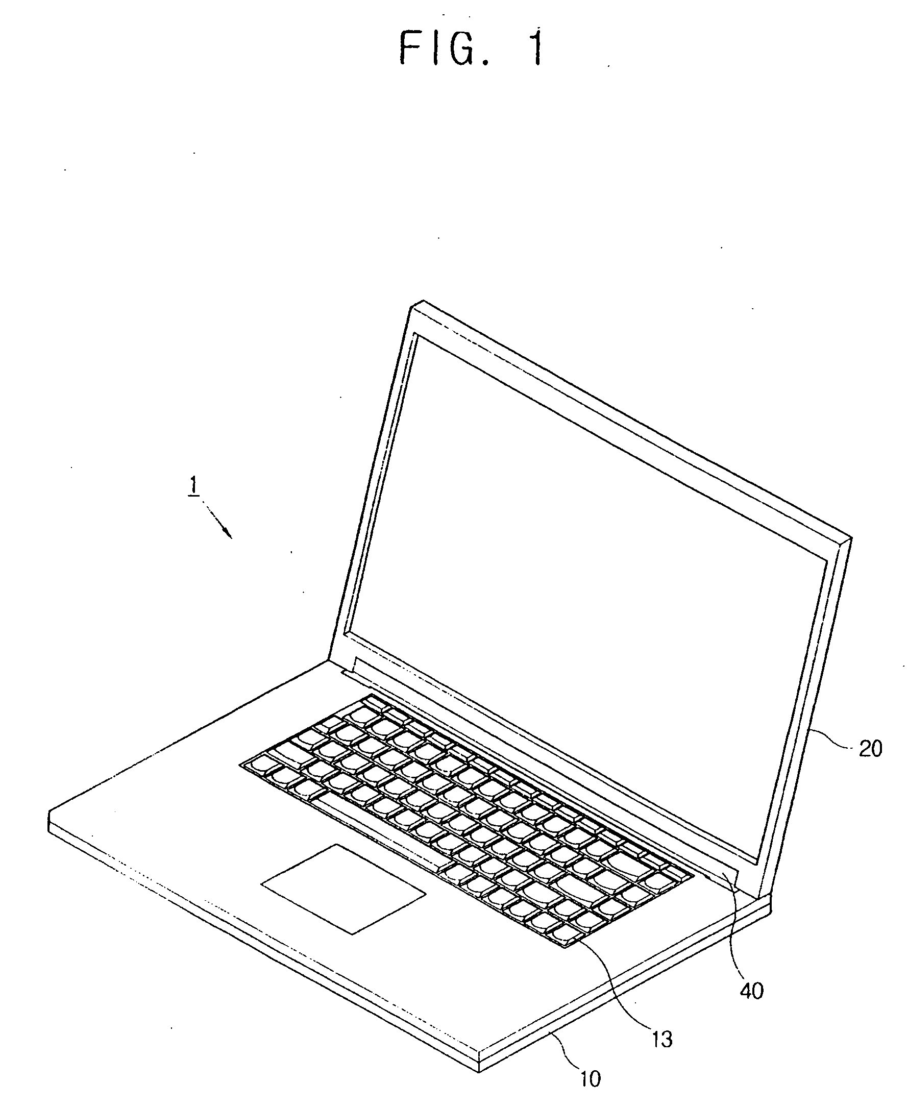 Portable computer with detachable display