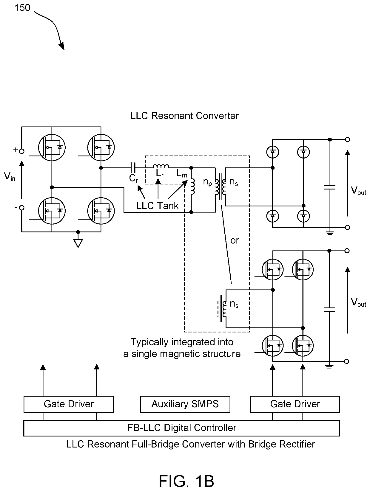 Reduced power consumption for llc resonant converter under light load