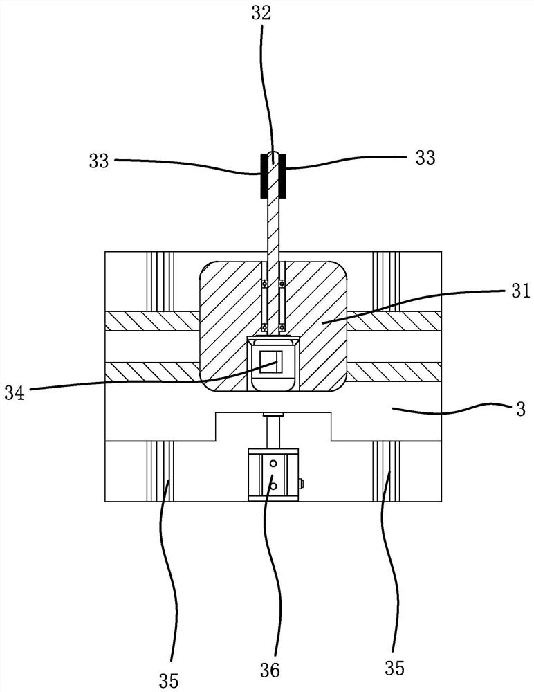 Inner hole oiling mechanism of a roller inner hole oiler