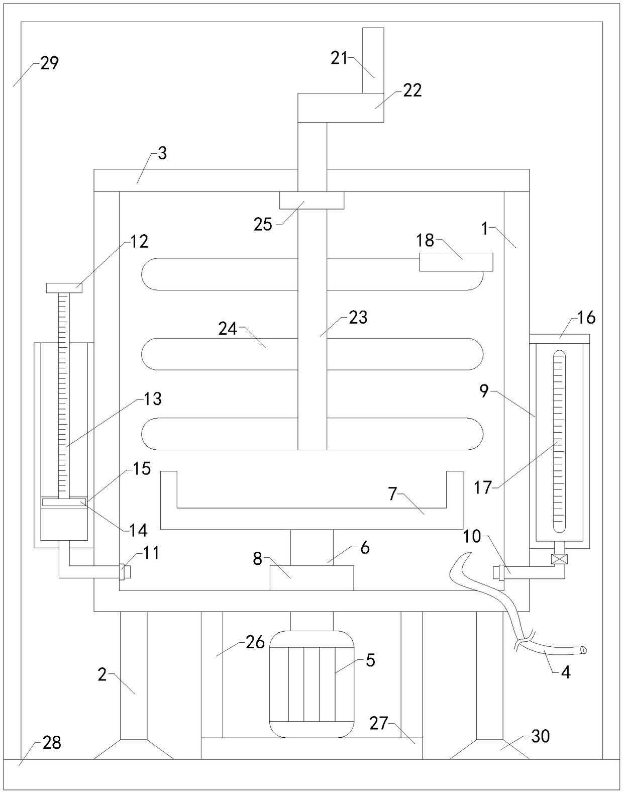 Lubricating agent adding auxiliary equipment for automatic die casting machine