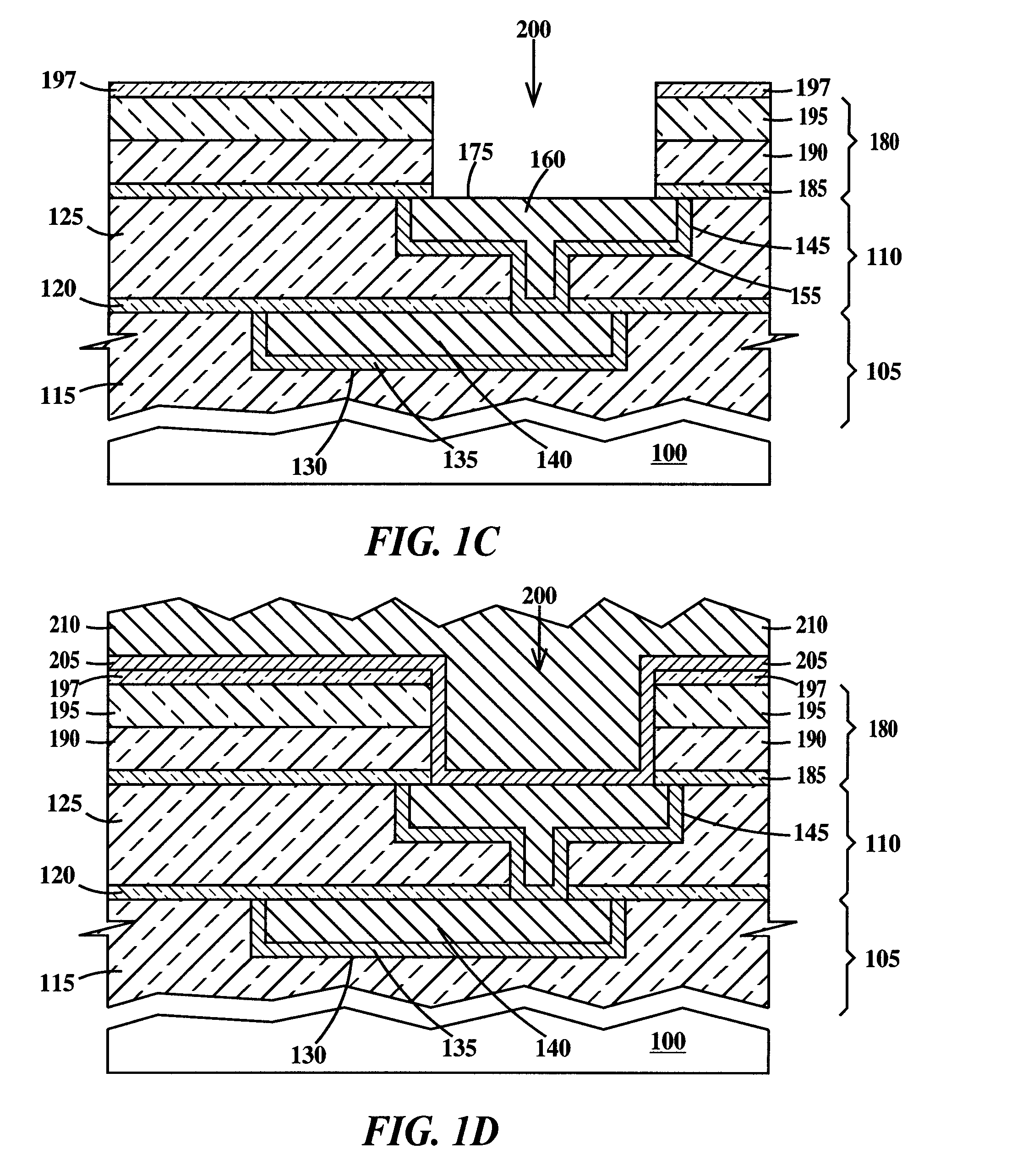 Terminal pad structures and methods of fabricating same