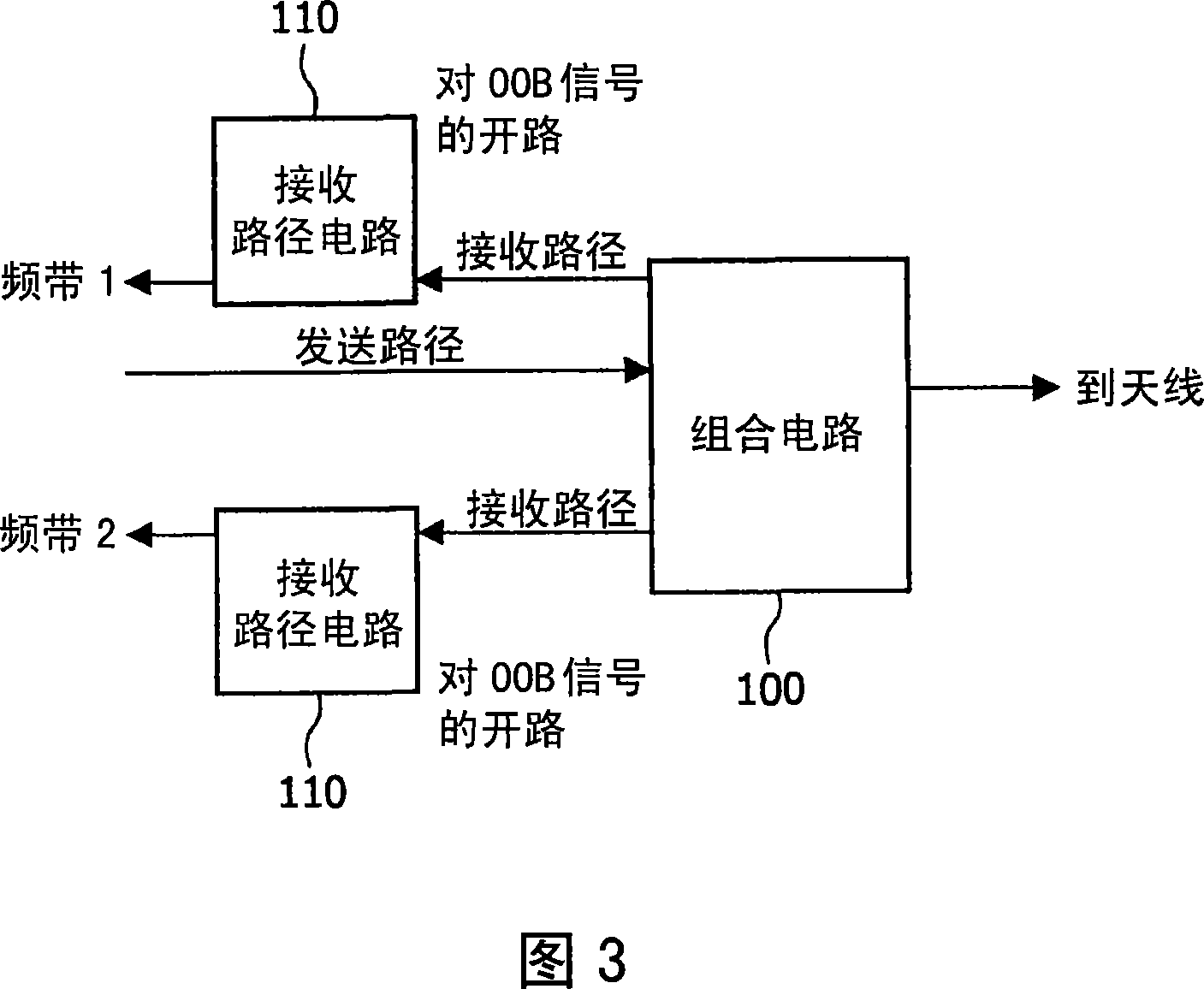 Distributed diplexer